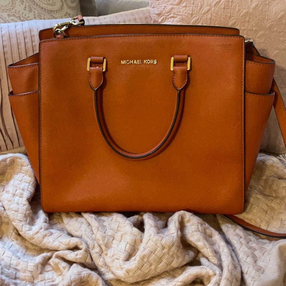 Burnt Orange Michael Kors Purse